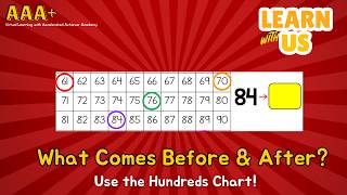 Hundreds Chart for Kids | Find the Number Before & After