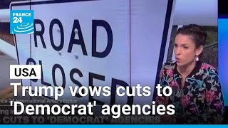 USA: Trump vows cuts to 'Democrat' agencies on day 3 of shutdown • FRANCE 24 English
