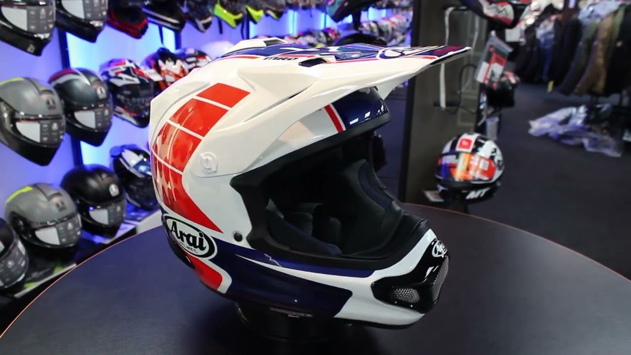 Arai MX-V Evo Motocross Helmet (Jump) - YouTube