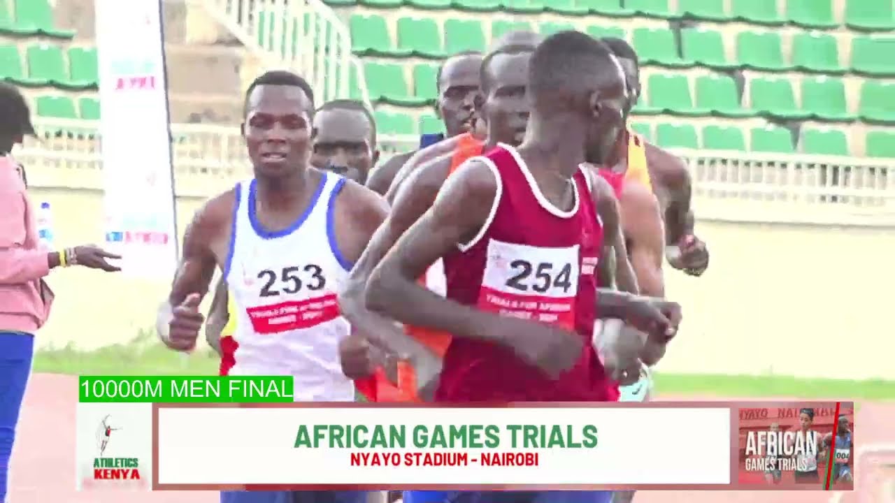 10000M Men Final:African Games Trials 2024