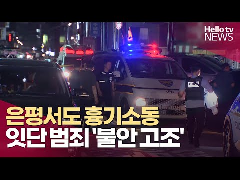 흉기 난동 남성 "해칠 의도 없었다"