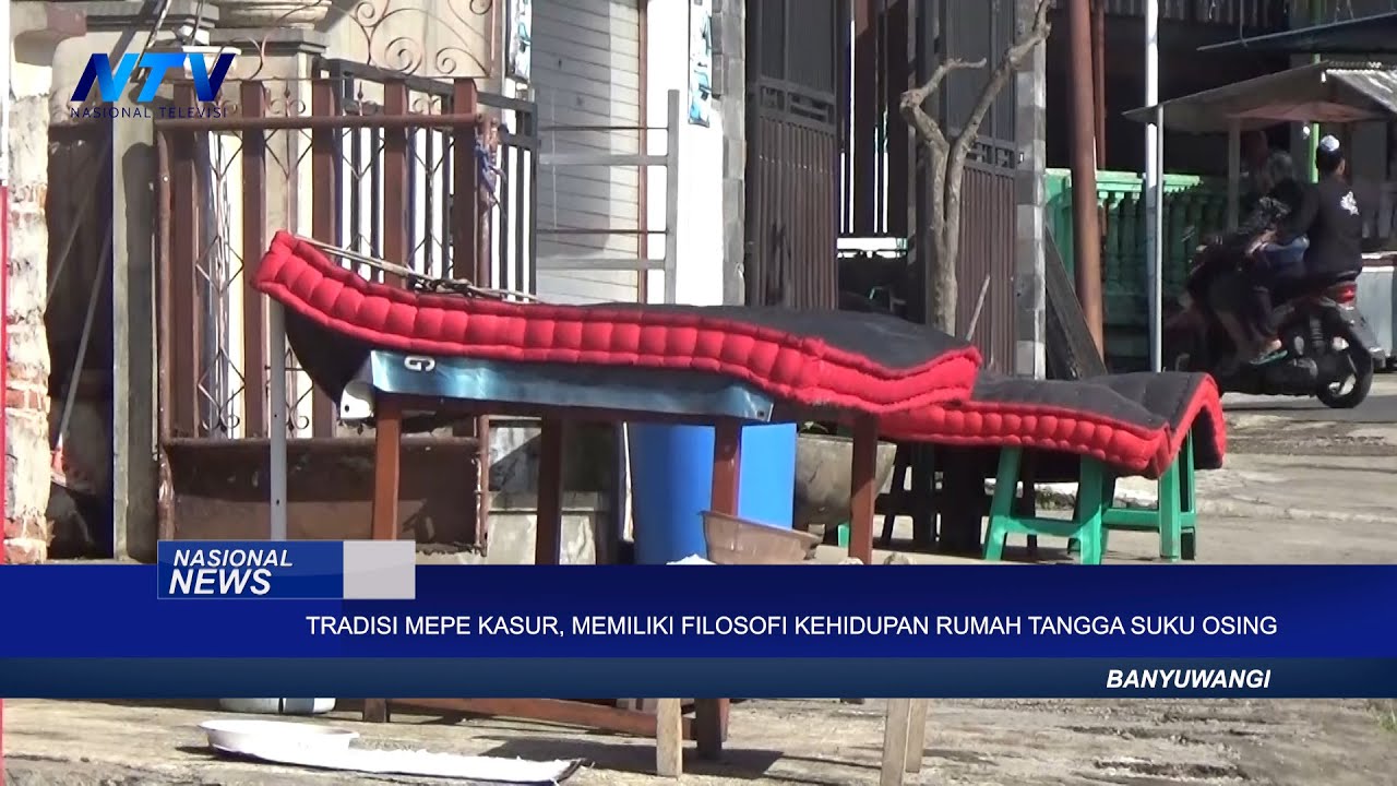 TRADISI MEPE KASUR, MEMILIKI FILOSOFI KEHIDUPAN RUMAH TANGGA SUKU OSING