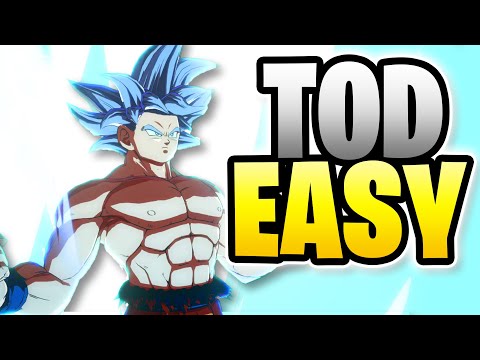 EASY UI GOKU DODGE (SOLO TOD STEP BY STEP GUIDE!) | Dragonball FighterZ Combo Guide