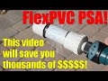 FlexPVC demonstrates the failures of the competitors flexible pvc pipe. This vid will save you $$$$.