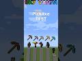 Minecraft Pickaxe TEST кирка #minecraft#minecraftmemes  #minecraftpe  #minecraft #shorts #short