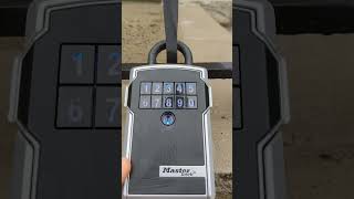 Opening a Master Lock Digital Lockbox