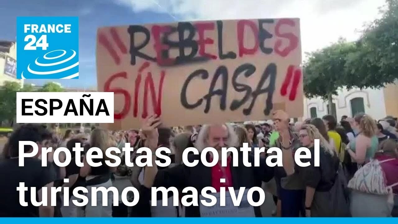 España: miles de personas en Palma de Mallorca protestan contra el ...