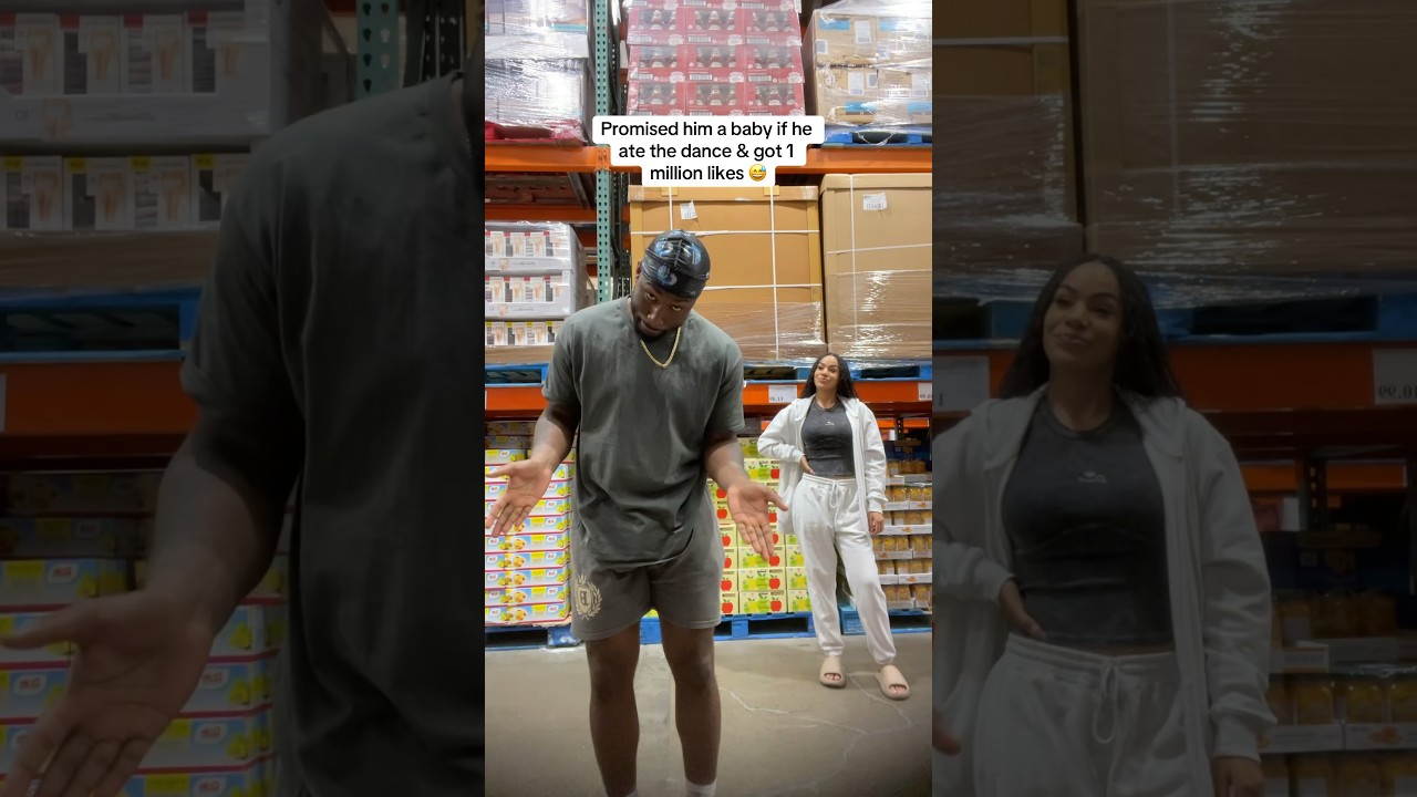 I promised him a baby if he ate this dance 