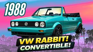 1988 VW Rabbit Convertible - Cabriolet - Garage Tour 1988 Volkswagen Cabriolet Parts