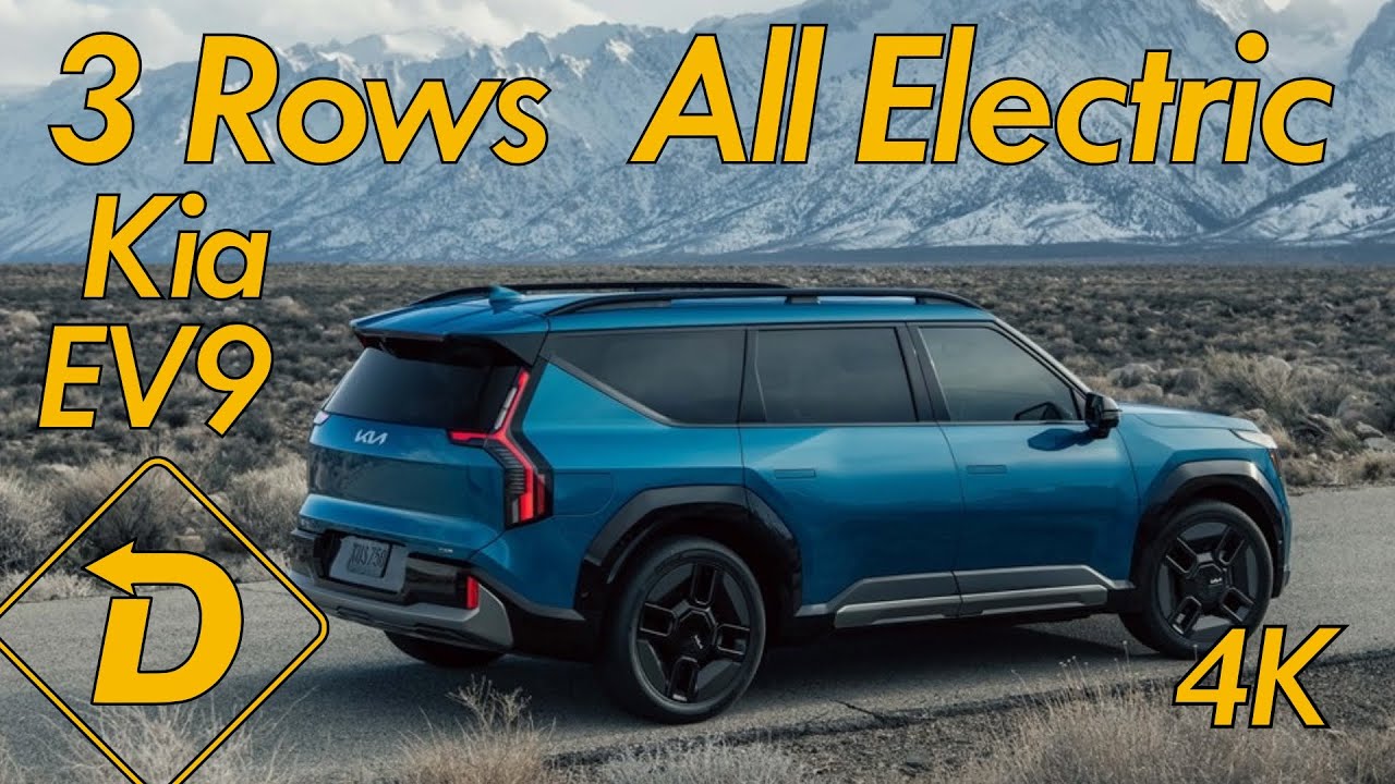2024 Kia EV9 is 3 Rows of AllElectric Family SUV Spaciousness YouTube