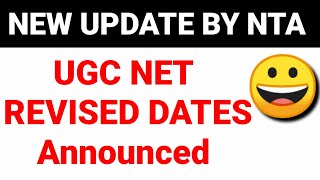 UGC NET EXAM 2020 || REVISED DATES ANNOUNCED