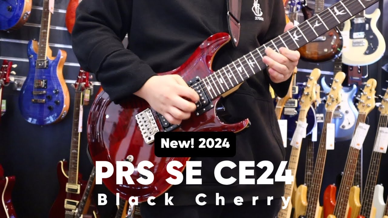 New! 2024 PRS SE CE24 | Black Cherry #prsguitars - YouTube