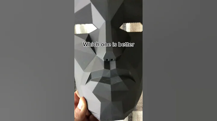 Which 3D printed mask is better 🤔 #3dprinted #mask #frontman #samurai #3dprinterupgrade #squidgame2