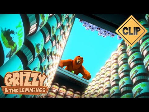 🏝️ Le Paradis du Yummy 🐻🐹 Grizzy & les Lemmings / Cartoon