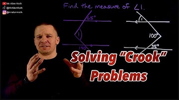 Solving “Crook” Problems using Properties of Parallel Lines and an Auxiliary Line