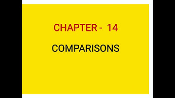 CLASS-II ENGLISH GRAMMAR CHAPTER-14 COMPARISONS EXERCISES (ANSWERS)