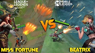 MLBB VS LOL WR // Mobile Legends Vs League Of Legends Wild Rift // Skill Comparison