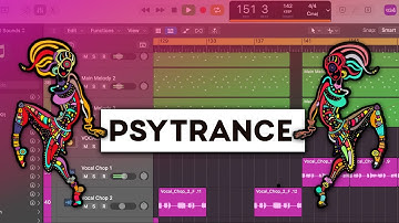 PSYTRANCE Logic Pro Template, Project  (Progressive)