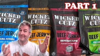 Trying All Kinds Of Wicked Cutz Jerky! | Part 1