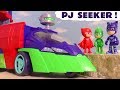 PJ Masks in the PJ Seeker Save The Day from Romeo and the Pirate Funlings TT4U