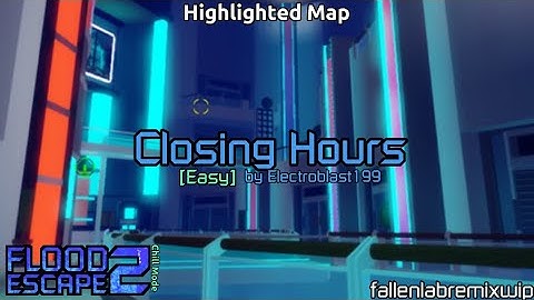 Roblox: Flood Escape 2 - Closing Hours w/ fog (Easy)
