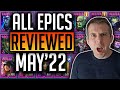 DON'T LEVEL TRASH! ALL EPICS REVIEWED IN UNDER 30 SECONDS! MAY'22 | Raid: Shadow Legends