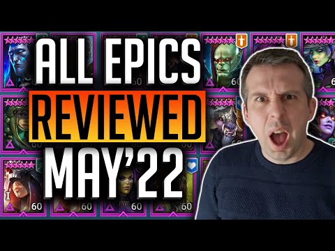 DON&rsquo;T LEVEL TRASH! ALL EPICS REVIEWED IN UNDER 30 SECONDS! MAY&rsquo;22 | Raid: Shadow Legends
