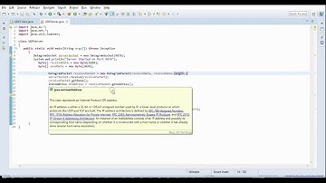 UDP Socket Programming - VTU 5th Sem Computer Network Lab 18CSL57