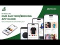 Auction  bidding app clone  revolutionizing auction effortlessly  meander software