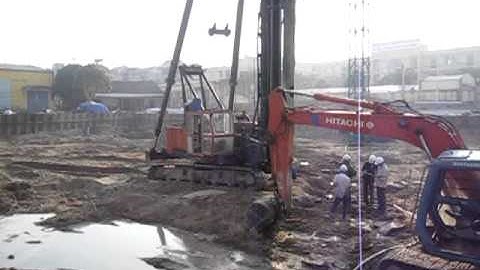 Thi công cọc cát