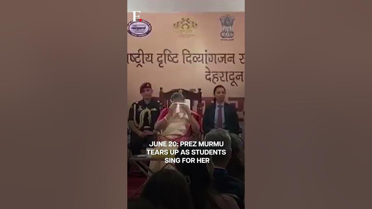 India: President Murmu Tears Up as Visually Impaired Students Sing on Her Birthday | N18G