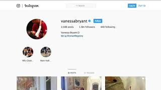 Kobe Bryant death: Vanessa Bryant changes Instagram profile picture to photo of husband, Gianna in 1