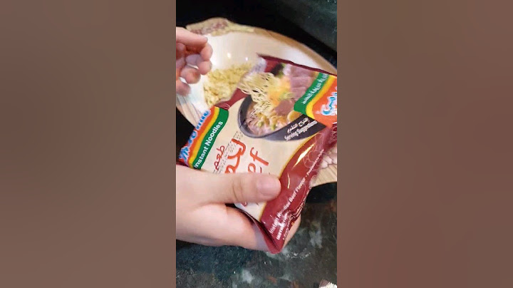 افضل طريقه لعمل #اندومي اللحمة :The best way to make #indomie meat