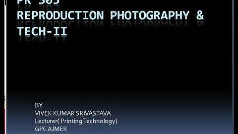 PR 305 Unit 8.1 to  8.4 (Part-I) By: VIVEK KUMAR SRIVASTAVA GPC Ajmer