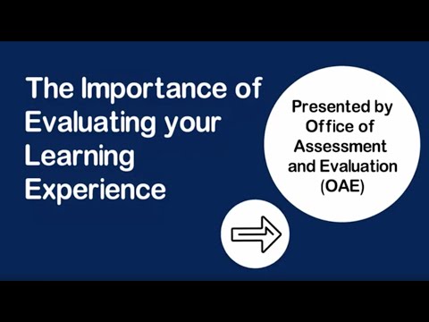 The Importance Of Evaluating Your Learning Experience