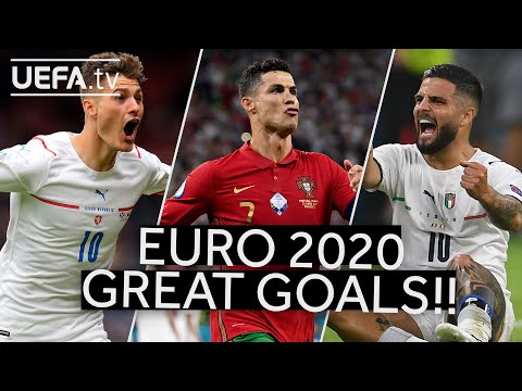 SCHICK, RONALDO, INSIGNE | Great EURO 2020 GOALS!!