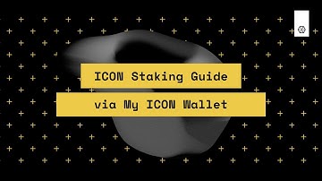 How to stake ICON via MyIconWallet