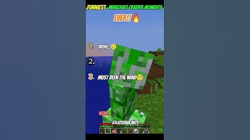 Funniest Minecraft Creeper Moments EVER‼️ (Can