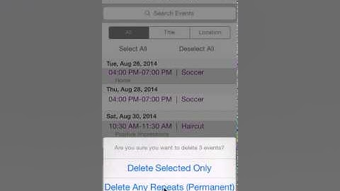 Calendar Upgrade (a.k.a. CalendarUp) Deleting Multiple Events
