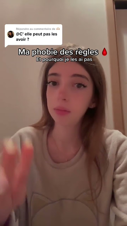 POURQUOI JE N’AI PAS MES RÈGLES🩸