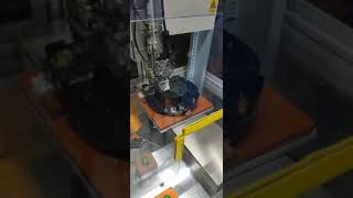 Plastic parts with brass thread inserts and hot melt