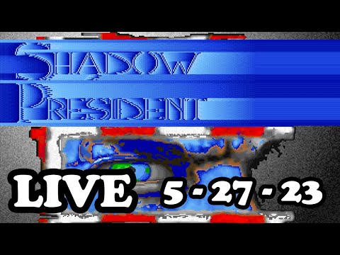 I'm the Prez! Let's Play Shadow President DOS PC Game from 1993 - Shadow President Live