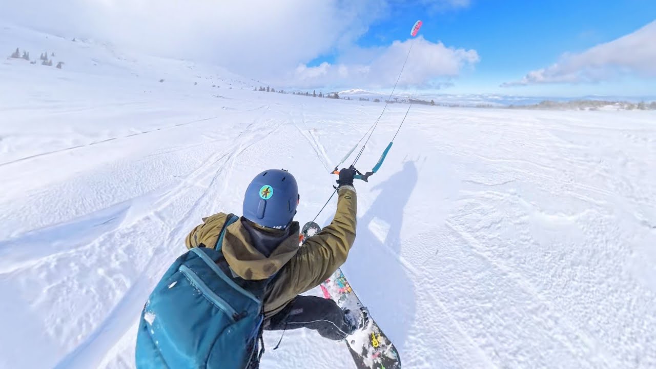 Lost in the Wind | Snowkite Vitosha Mountain | Flysurfer kiteboardibg