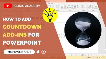 Now Start Using Countdown Add-Ins for PowerPoint || Cool Feature || ICONIC ACADEMY