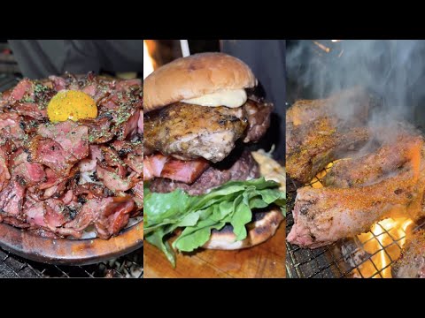 MUKBANG ASMR COMPILATIONㅣBACON RICE, DREAM HAMBURGER, SPARERIBs SPICY