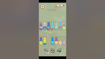 Complete Drink Sort Master Advanced Mode Level 158