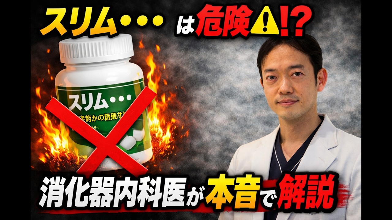 スリムドカン飲んでいる人　必見！内視鏡専門医が警鐘