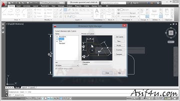 AutoCAD 2013 Advanced Training Bangla   28  Create Parent child dimension style in AutoCAD