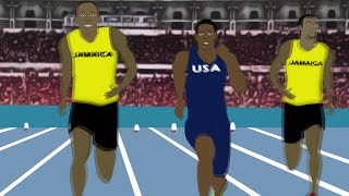 Usain Bolt Wins At Rio Olympics 2016 [Cartoon Video]