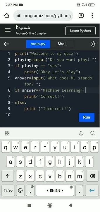 Class 12 computer science project how to create a quiz using python ...
